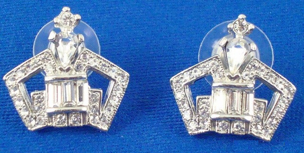 Small Crown Earrings-Jewelry-Schoppy&