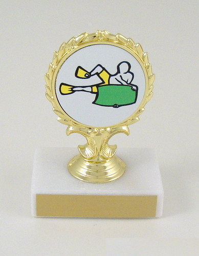 Bodyboard Logo Trophy-Trophies-Schoppy's Since 1921