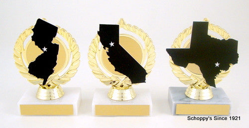 New Jersey State Cutout Trophy-Trophies-Schoppy&