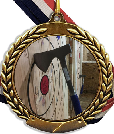 Axe Throwing Logo Medal-Medals-Schoppy's Since 1921