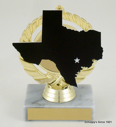 Texas State Cutout Trophy-Trophies-Schoppy&
