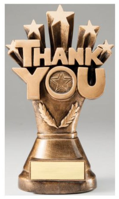 Thank You Resin Trophy-Trophy-Schoppy's Since 1921