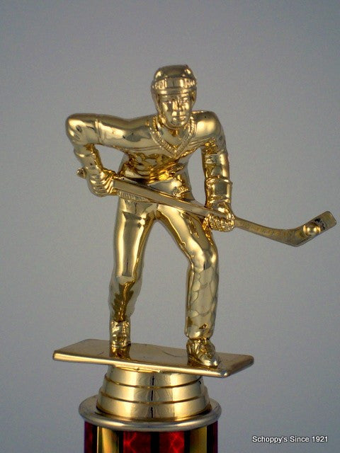 Two Tier Medallion Street Hockey Trophy-Trophies-Schoppy&
