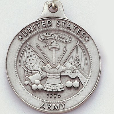 United States Army Genuine Pewter Key Chain-Key Chain-Schoppy's Since 1921