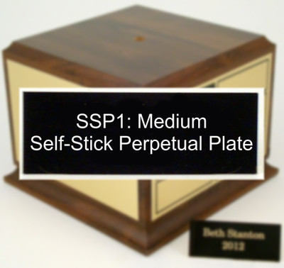 SSP1: Medium Self-Stick Perpetual Plate-Plate-Schoppy's Since 1921