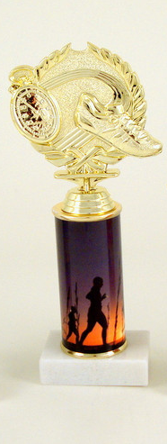 Running Original Metal Roll Column Trophy-Trophy-Schoppy&