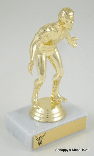 Wrestling Trophy - 23-510G-Trophies-Schoppy&