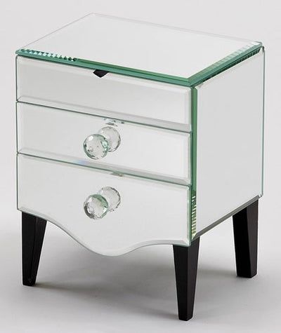 Footed Lift Top Mirror Jewelry Box-Box-Schoppy's Since 1921
