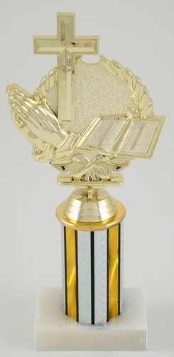 3" Column Religious Trophy-Trophy-Schoppy's Since 1921