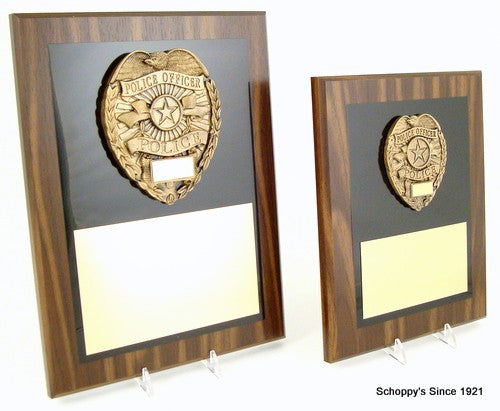 Police Badge Plaque 8" x 10"-Plaque-Schoppy&
