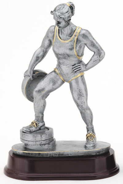 Female Plate Lifting Weightlifting Award-Trophy-Schoppy's Since 1921