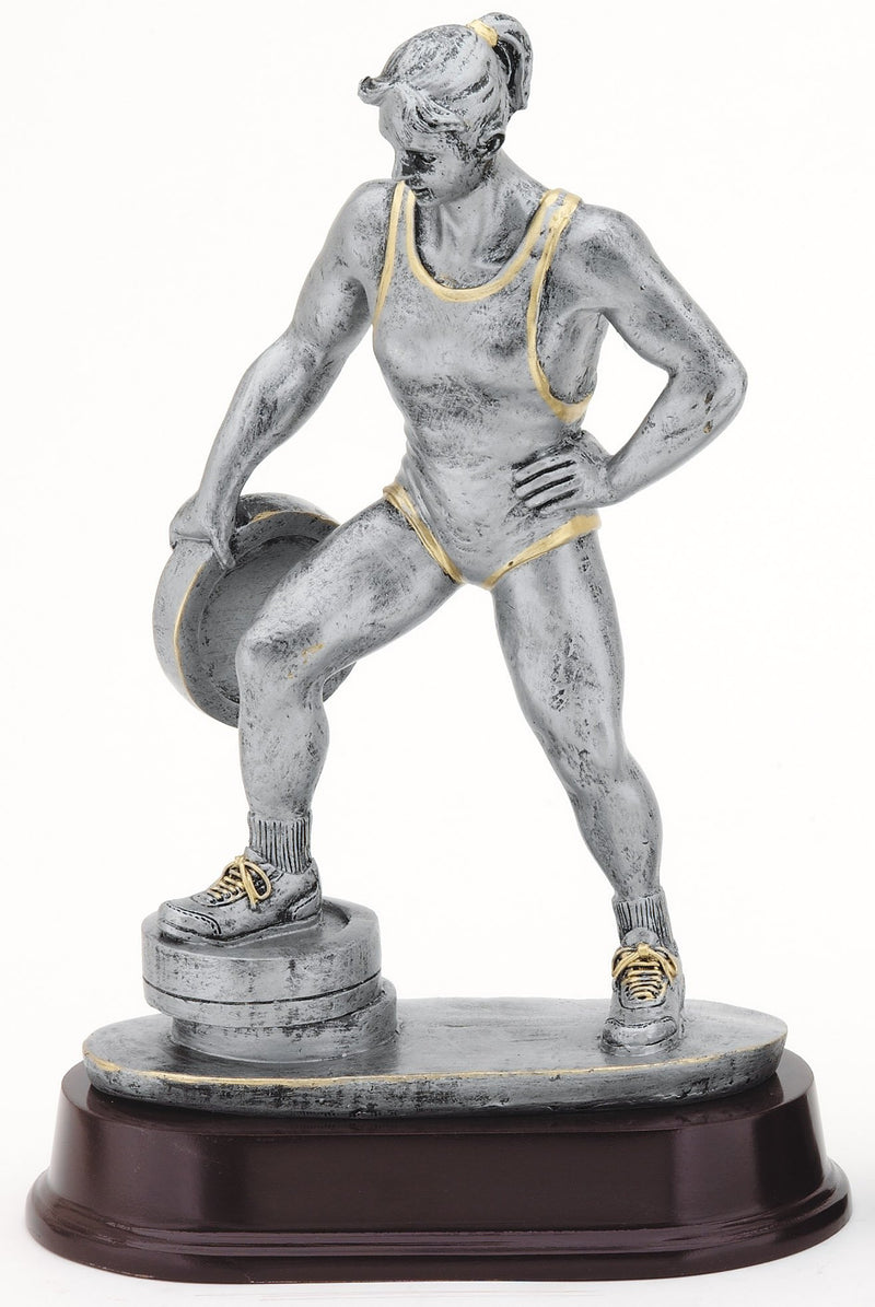 Female Plate Lifting Weightlifting Award-Trophy-Schoppy&