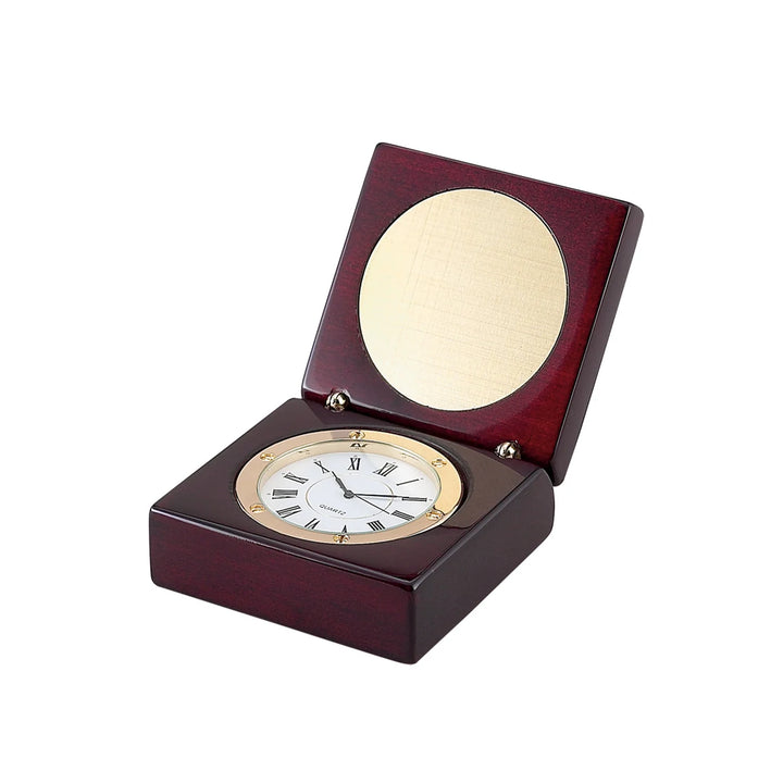 Piano Finish Square Clock Box