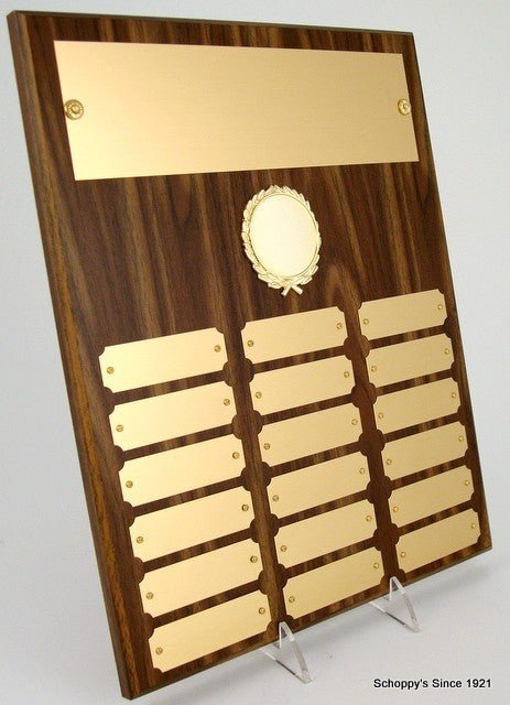 18 Plate Perpetual Plaque - Schoppy's Since 1921