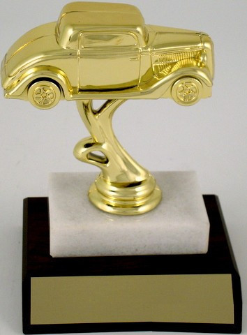 Street Rod Trophy on Marble Base-Trophies-Schoppy&
