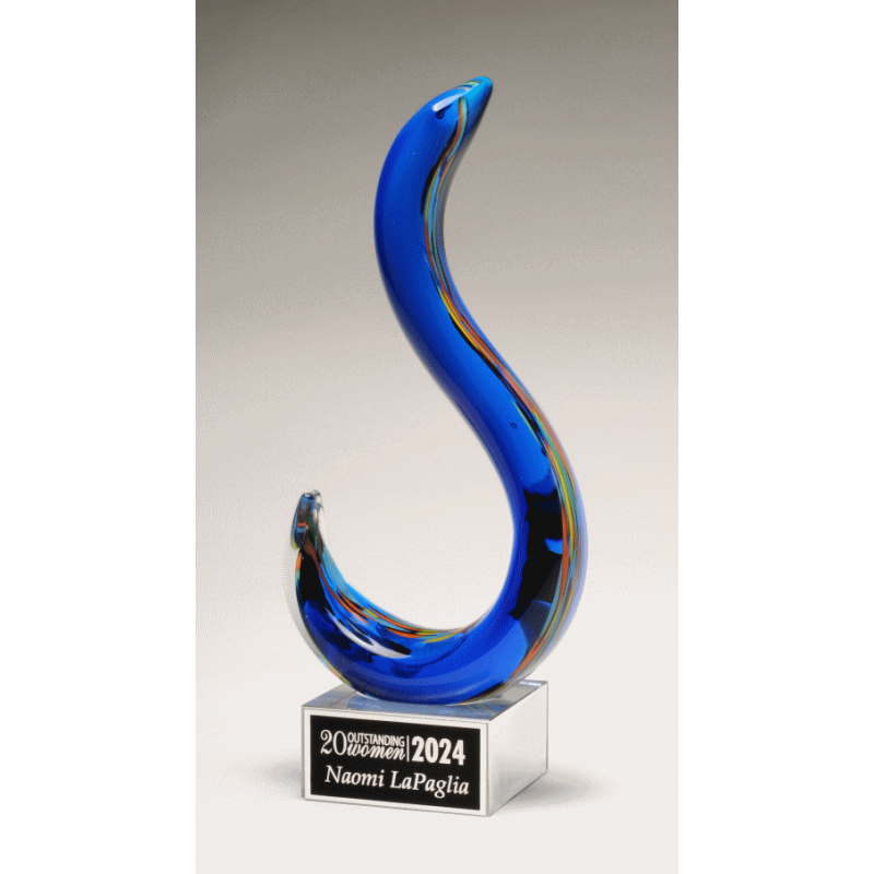 Modern Swan Art Glass Award
