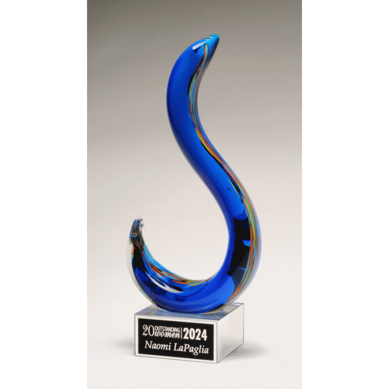 Swan Design Art Glass