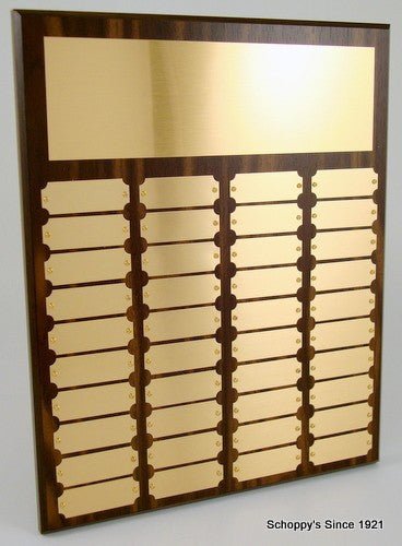 40 Plate Perpetual Plaque - Schoppy's Since 1921