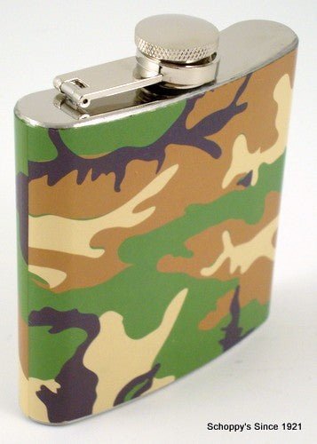 6oz. Stainless Steel Flask - Schoppy's Since 1921