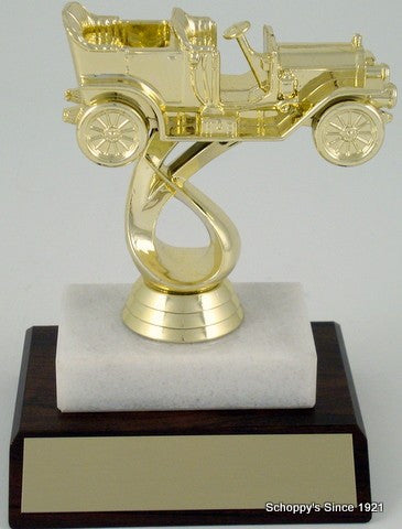 Antique Convertable Trophy on Marble Base-Trophies-Schoppy&