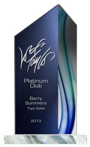 Aqua Series Acrylic Award