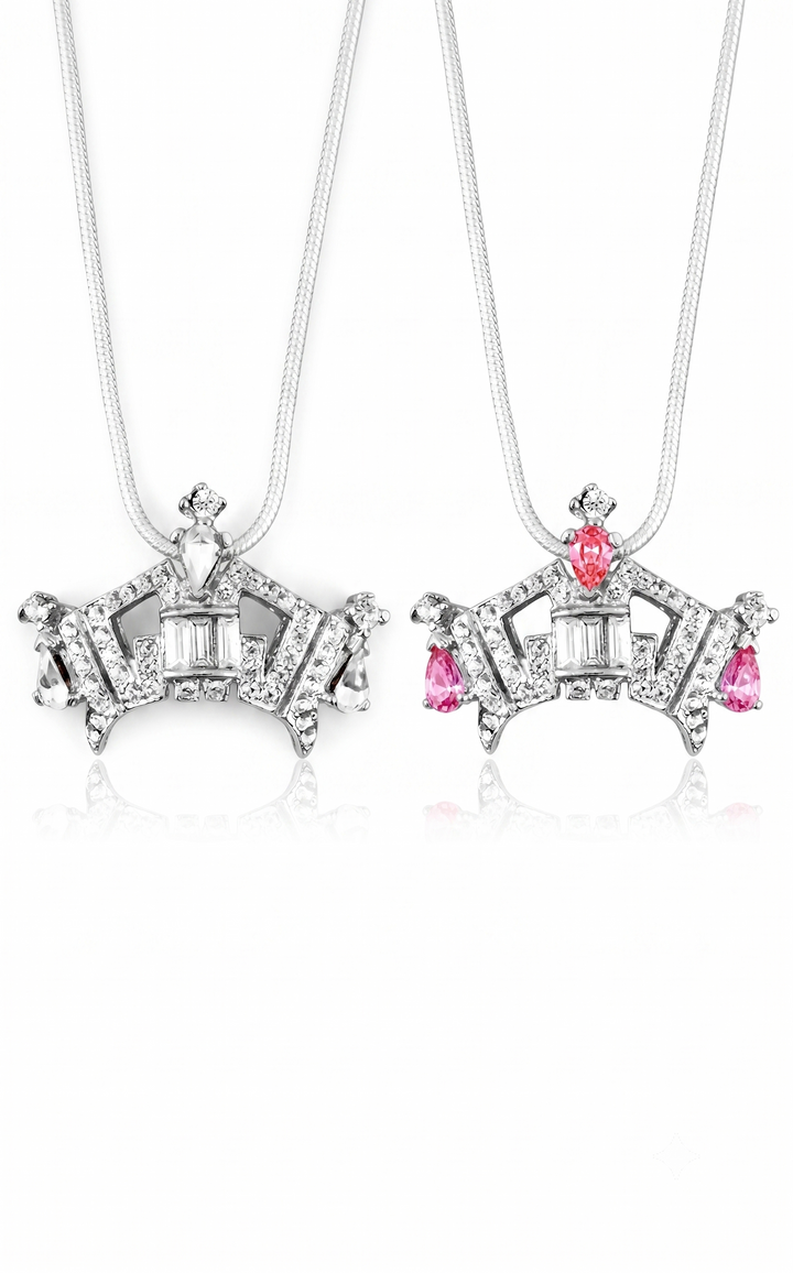Medium Crown Charm Necklace