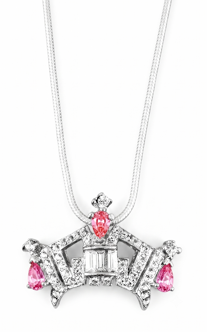 Medium Crown Charm Necklace