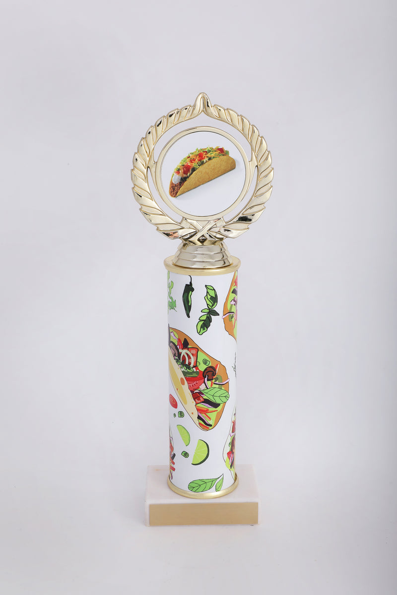 Taco Custom Column Logo Trophy