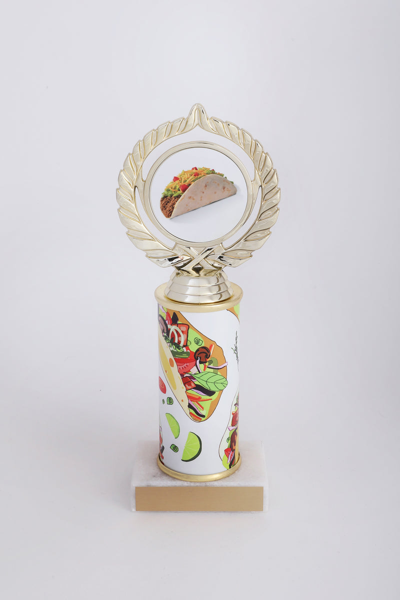 Taco Custom Column Logo Trophy