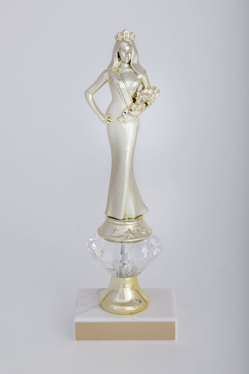 Pageant Senior Trophy With Diamond