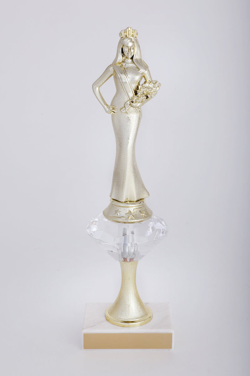 Pageant Senior Trophy With Diamond