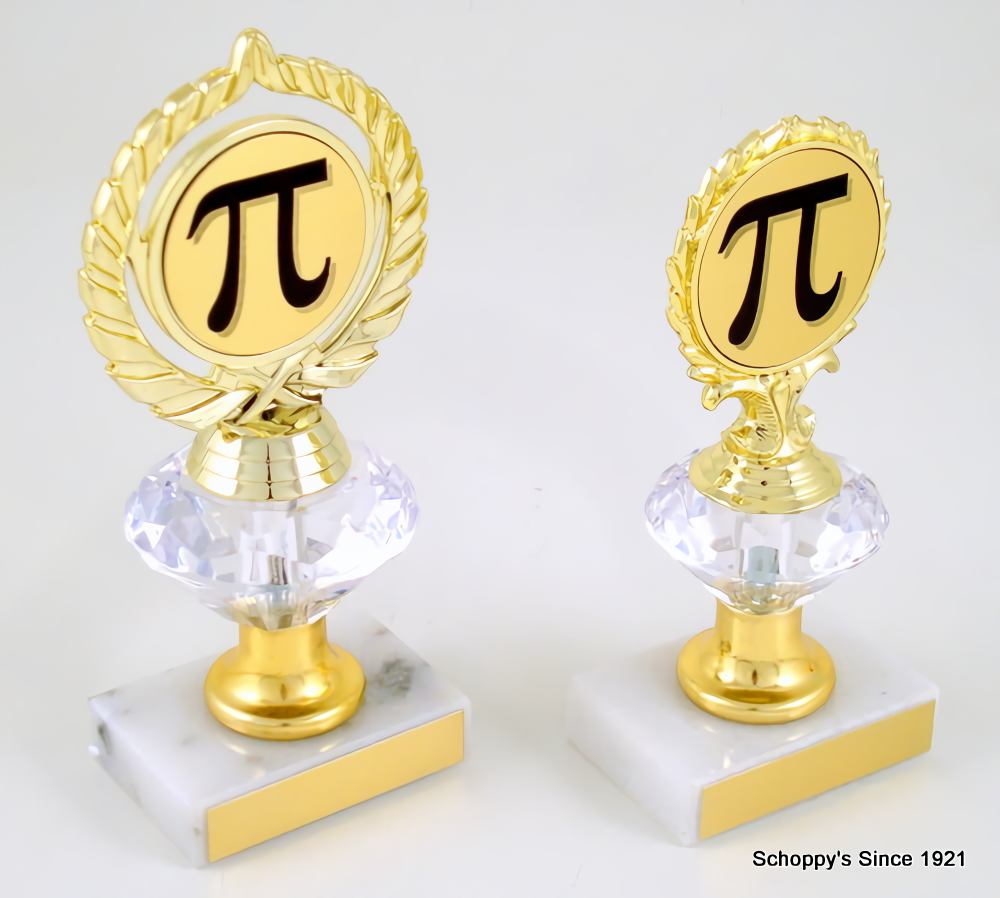 Pi Logo Diamond Riser Trophy
