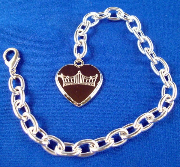 Silver Crown Logo Bracelet
