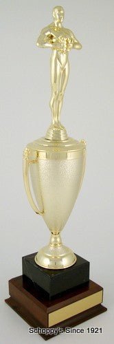 Achievement Cup Trophy on Black Marble and Wood Base - Schoppy's Since 1921