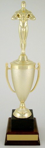 Achievement Cup Trophy on Black Marble and Wood Base - Schoppy's Since 1921