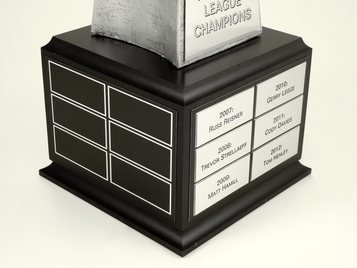 Add-On Side Grid Fantasy Football Championship Perpetual Plate - Schoppy&