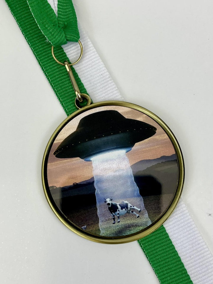 Alien Logo Medal - Schoppy's Since 1921