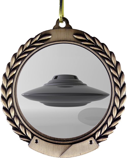 Alien Logo Medal - Schoppy's Since 1921