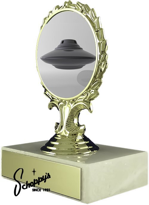 Alien Logo Trophy - Schoppy's Since 1921