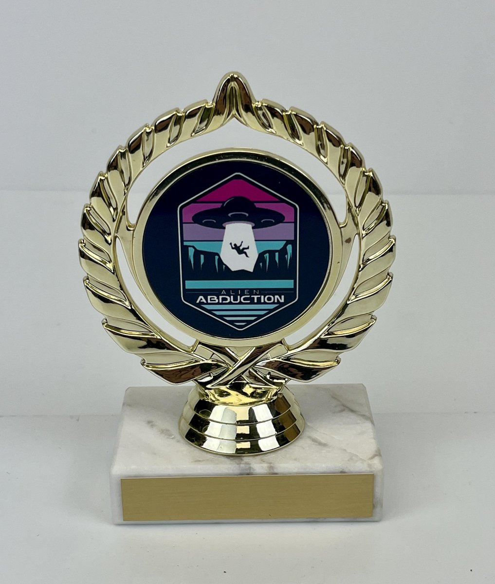 Alien Logo Trophy - Schoppy's Since 1921
