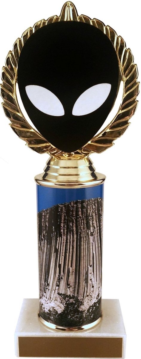 Alien Vector Cut Logo Custom Column Trophy - Schoppy's Since 1921