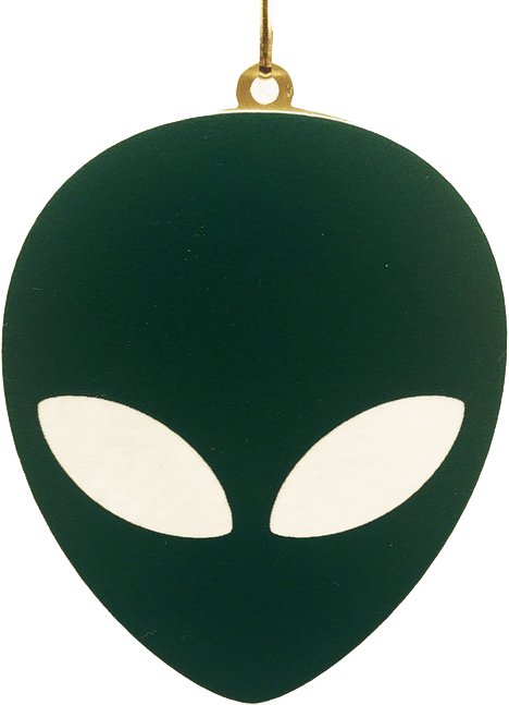 Alien Vector Cut Logo Medal - Schoppy's Since 1921