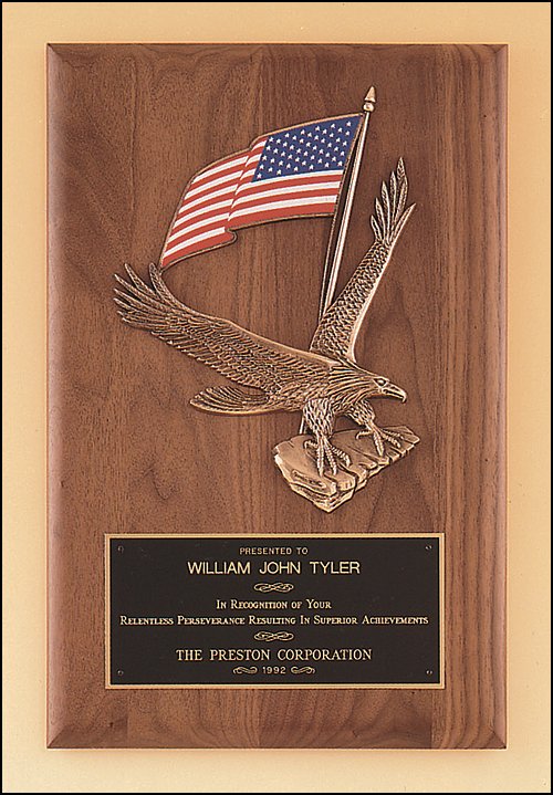 Eagle with Flag American Plaque - Schoppy's Since 1921