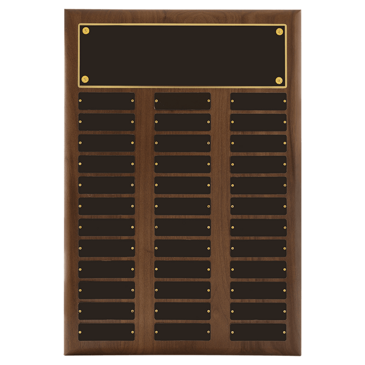 American Perpetual Plaque With Black Brushed Brass Plates - Schoppy's Since 1921