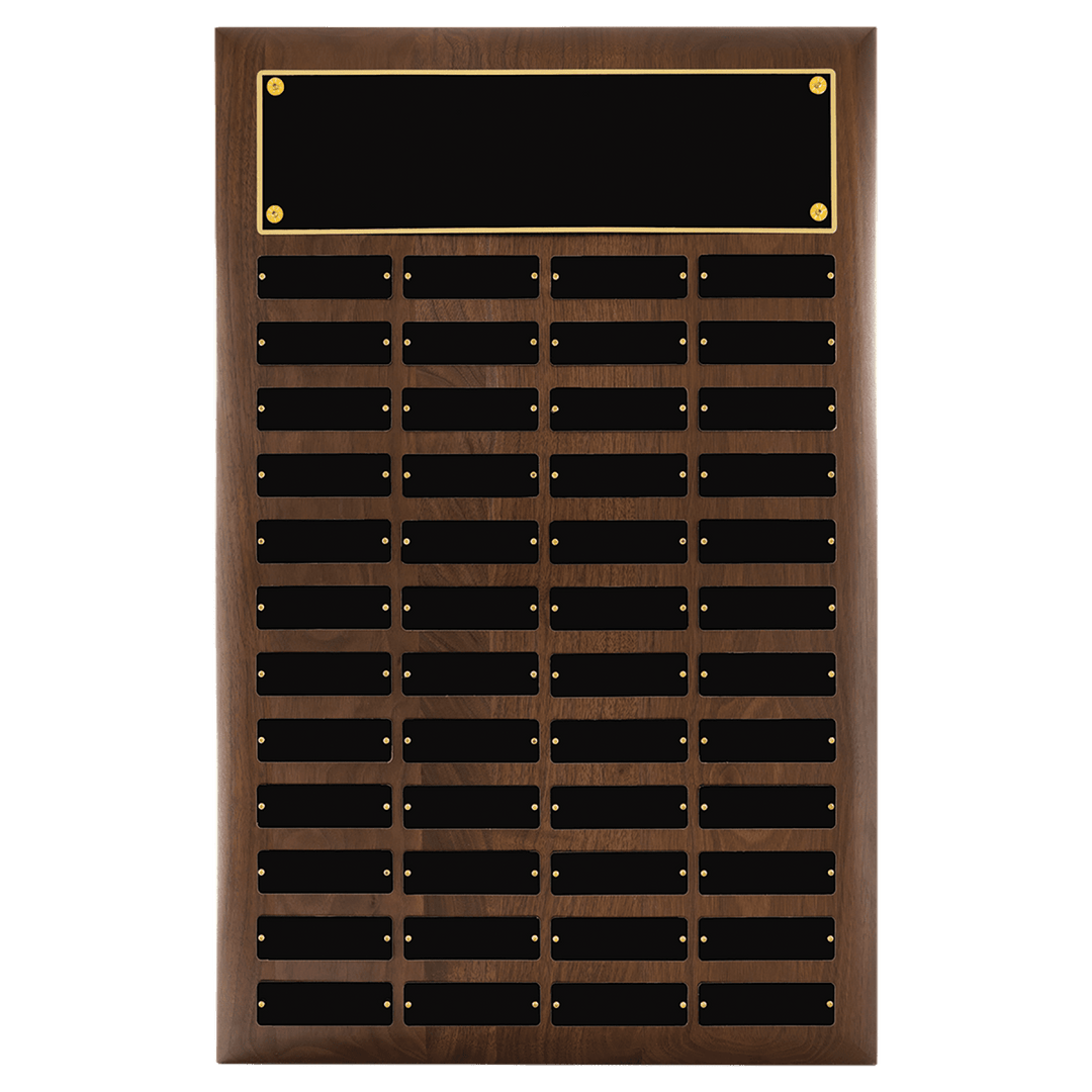 American Perpetual Plaque With Black Brushed Brass Plates - Schoppy's Since 1921