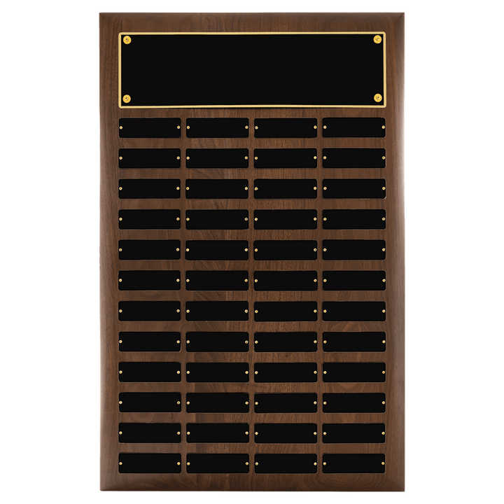 American Perpetual Plaque With Black Brushed Brass Plates - Schoppy's Since 1921