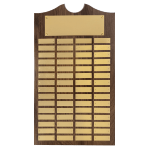 American Walnut 60 Plate perpetual plaque - Schoppy's Since 1921