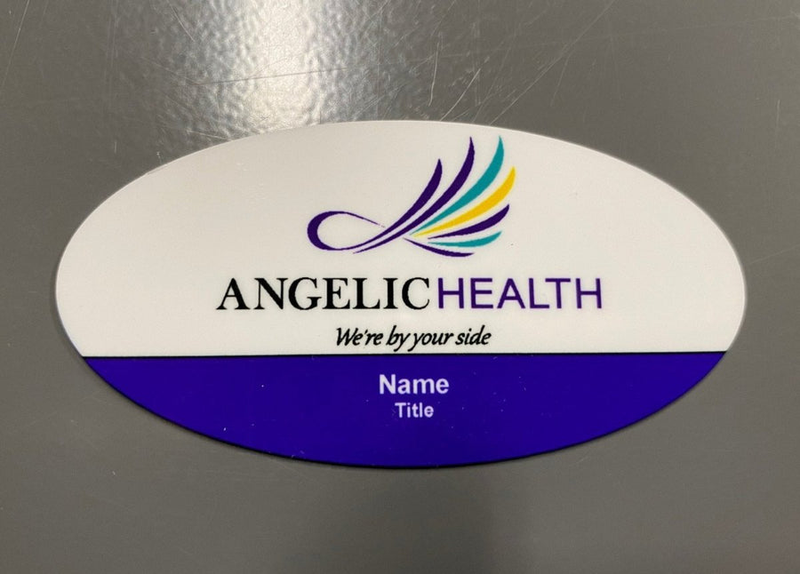 AngelicHealth Name Badge with Magnetic Back - Schoppy's Since 1921