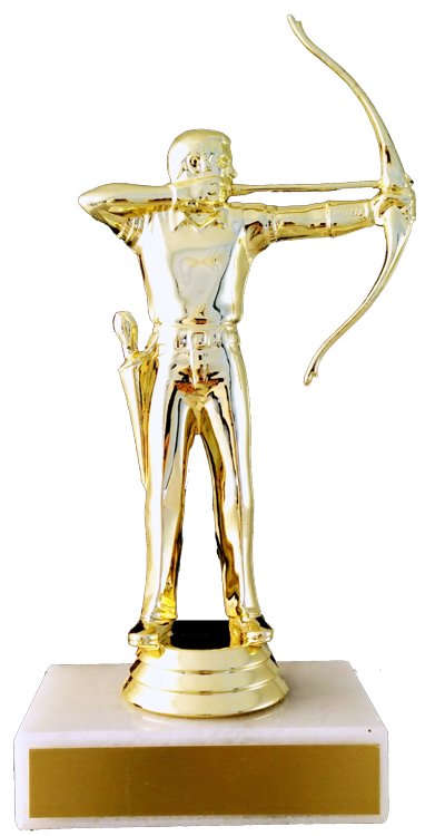 Archery Figure Trophy On Marble Base - Schoppy's Since 1921