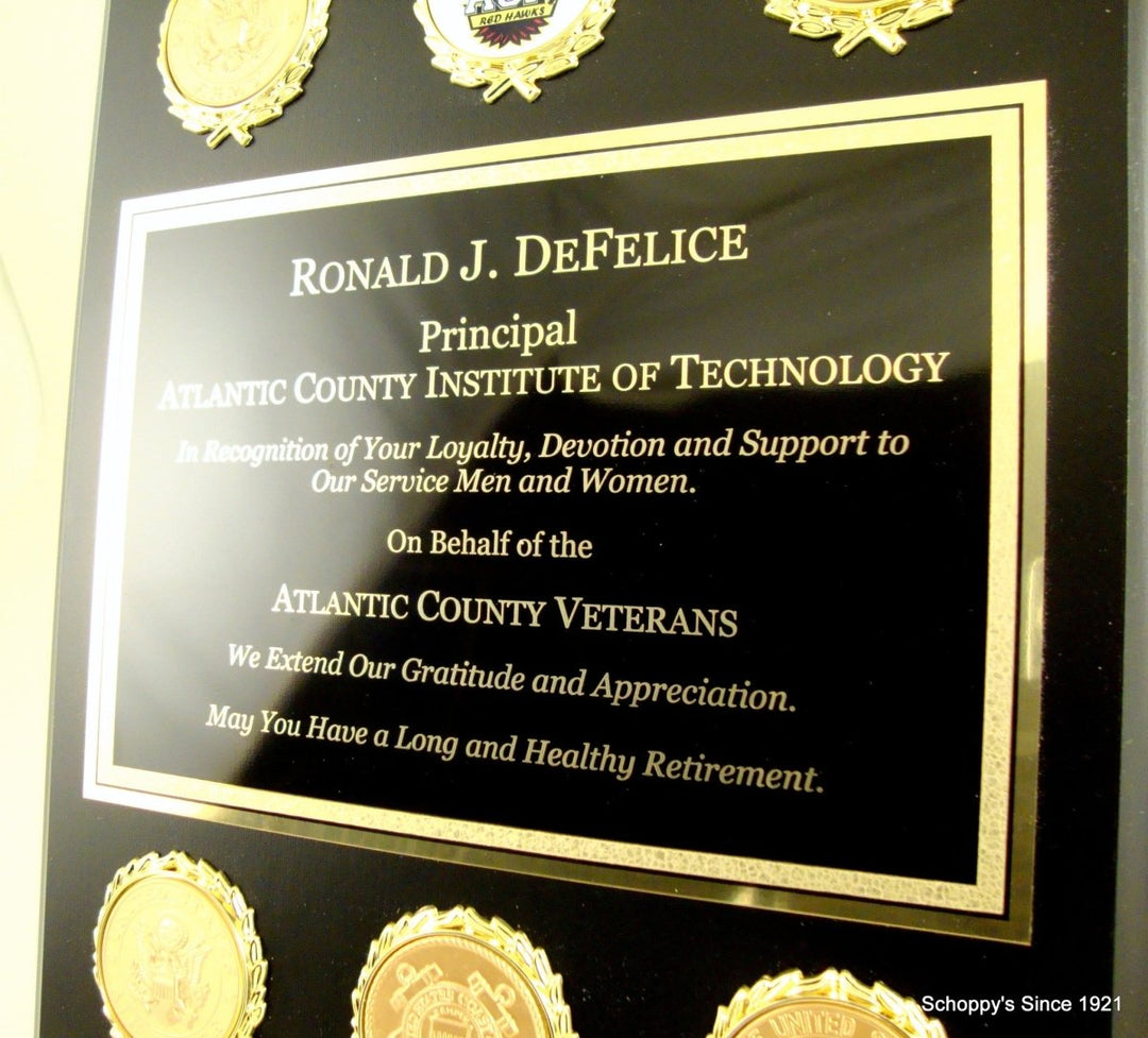 Armed Forces Five Branch Plaque - Schoppy's Since 1921